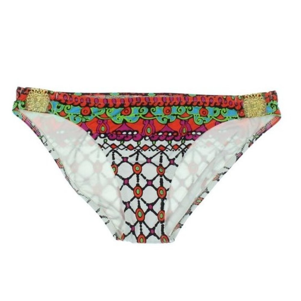 NWT Trina Turk Venice Beach Bucke Side Hipster Bikini Bottom Sz 2